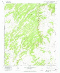 Big Willow Spring Canyon Arizona Historical topographic map, 1:24000 scale, 7.5 X 7.5 Minute, Year 1972