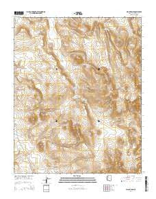 Big Bud Tank Arizona Current topographic map, 1:24000 scale, 7.5 X 7.5 Minute, Year 2014