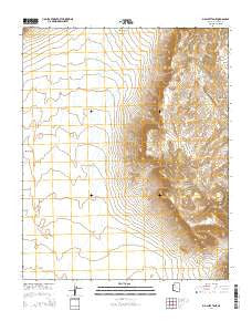 Big Chief Tank Arizona Current topographic map, 1:24000 scale, 7.5 X 7.5 Minute, Year 2014