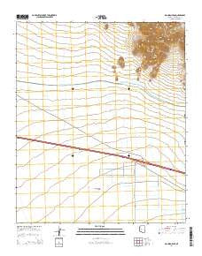 Big Horn Peak Arizona Current topographic map, 1:24000 scale, 7.5 X 7.5 Minute, Year 2014
