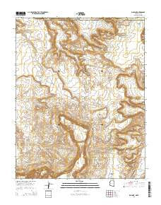 Big Point Arizona Current topographic map, 1:24000 scale, 7.5 X 7.5 Minute, Year 2014