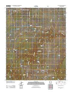 Big Pug Tank Arizona Historical topographic map, 1:24000 scale, 7.5 X 7.5 Minute, Year 2011
