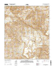 Big Shipp Mountain Arizona Current topographic map, 1:24000 scale, 7.5 X 7.5 Minute, Year 2014