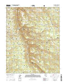 Big Springs Arizona Current topographic map, 1:24000 scale, 7.5 X 7.5 Minute, Year 2014