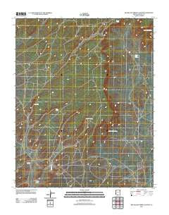 Big Willow Spring Canyon Arizona Historical topographic map, 1:24000 scale, 7.5 X 7.5 Minute, Year 2011