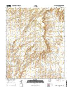 Big Willow Spring Canyon Arizona Current topographic map, 1:24000 scale, 7.5 X 7.5 Minute, Year 2014