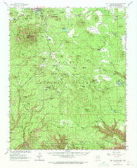 Bill Williams Mtn Arizona Historical topographic map, 1:62500 scale, 15 X 15 Minute, Year 1962