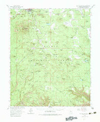 Bill Williams Mtn Arizona Historical topographic map, 1:62500 scale, 15 X 15 Minute, Year 1962