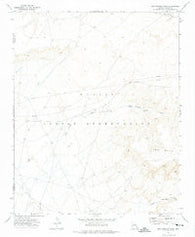 Bird Springs Wash Arizona Historical topographic map, 1:24000 scale, 7.5 X 7.5 Minute, Year 1972