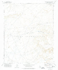 Bird Springs Wash Arizona Historical topographic map, 1:24000 scale, 7.5 X 7.5 Minute, Year 1972