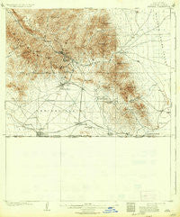 Bisbee Arizona Historical topographic map, 1:62500 scale, 15 X 15 Minute, Year 1910