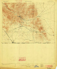 Bisbee Arizona Historical topographic map, 1:62500 scale, 15 X 15 Minute, Year 1902