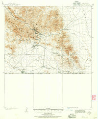 Bisbee Arizona Historical topographic map, 1:62500 scale, 15 X 15 Minute, Year 1902