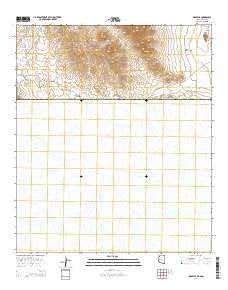 Bisbee SE Arizona Current topographic map, 1:24000 scale, 7.5 X 7.5 Minute, Year 2014