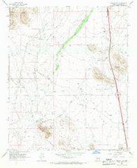 Biscuit Flat Arizona Historical topographic map, 1:24000 scale, 7.5 X 7.5 Minute, Year 1965