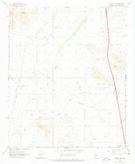 Biscuit Flat Arizona Historical topographic map, 1:24000 scale, 7.5 X 7.5 Minute, Year 1965