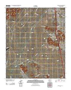 Biscuit Flat Arizona Historical topographic map, 1:24000 scale, 7.5 X 7.5 Minute, Year 2011
