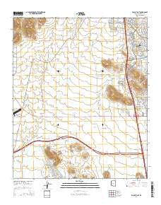 Biscuit Flat Arizona Current topographic map, 1:24000 scale, 7.5 X 7.5 Minute, Year 2014