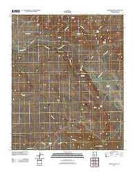 Bismarck Mesa Arizona Historical topographic map, 1:24000 scale, 7.5 X 7.5 Minute, Year 2011