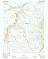 Bitter Springs Arizona Historical topographic map, 1:24000 scale, 7.5 X 7.5 Minute, Year 1985