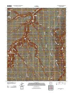 Bitter Springs Arizona Historical topographic map, 1:24000 scale, 7.5 X 7.5 Minute, Year 2011