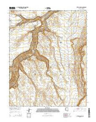 Bitter Springs Arizona Current topographic map, 1:24000 scale, 7.5 X 7.5 Minute, Year 2014