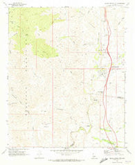 Black Canyon City Arizona Historical topographic map, 1:24000 scale, 7.5 X 7.5 Minute, Year 1969