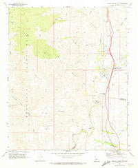 Black Canyon City Arizona Historical topographic map, 1:24000 scale, 7.5 X 7.5 Minute, Year 1969