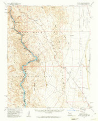Black Canyon Arizona Historical topographic map, 1:62500 scale, 15 X 15 Minute, Year 1959