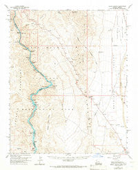 Black Canyon Arizona Historical topographic map, 1:62500 scale, 15 X 15 Minute, Year 1959