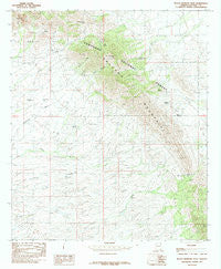 Black Diamond Peak Arizona Historical topographic map, 1:24000 scale, 7.5 X 7.5 Minute, Year 1985