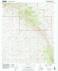 Black Diamond Peak Arizona Historical topographic map, 1:24000 scale, 7.5 X 7.5 Minute, Year 1996