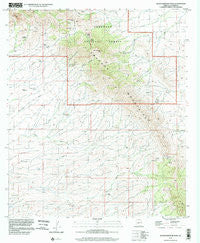 Black Diamond Peak Arizona Historical topographic map, 1:24000 scale, 7.5 X 7.5 Minute, Year 1996