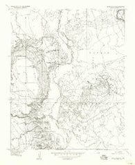 Black Falls NE Arizona Historical topographic map, 1:24000 scale, 7.5 X 7.5 Minute, Year 1955