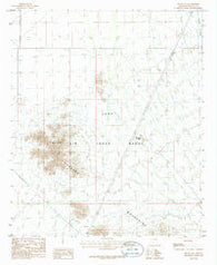 Black Gap Arizona Historical topographic map, 1:24000 scale, 7.5 X 7.5 Minute, Year 1986
