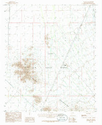 Black Gap Arizona Historical topographic map, 1:24000 scale, 7.5 X 7.5 Minute, Year 1986