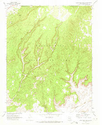 Black Mesa Wash NE Arizona Historical topographic map, 1:24000 scale, 7.5 X 7.5 Minute, Year 1970