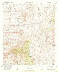 Black Mountain Arizona Historical topographic map, 1:24000 scale, 7.5 X 7.5 Minute, Year 1949