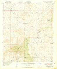 Black Mountain Arizona Historical topographic map, 1:24000 scale, 7.5 X 7.5 Minute, Year 1950