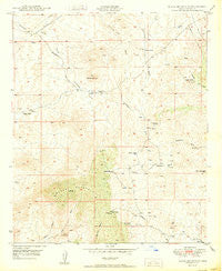 Black Mountain Arizona Historical topographic map, 1:24000 scale, 7.5 X 7.5 Minute, Year 1950