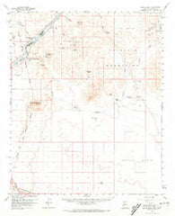 Black Peak Arizona Historical topographic map, 1:62500 scale, 15 X 15 Minute, Year 1959