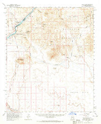 Black Peak Arizona Historical topographic map, 1:62500 scale, 15 X 15 Minute, Year 1959
