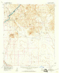 Black Peak Arizona Historical topographic map, 1:62500 scale, 15 X 15 Minute, Year 1959