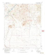 Black Peak Arizona Historical topographic map, 1:62500 scale, 15 X 15 Minute, Year 1959