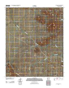 Black Butte Arizona Historical topographic map, 1:24000 scale, 7.5 X 7.5 Minute, Year 2011