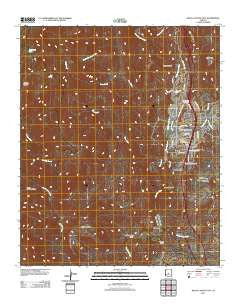 Black Canyon City Arizona Historical topographic map, 1:24000 scale, 7.5 X 7.5 Minute, Year 2011