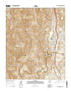 Black Canyon City Arizona Current topographic map, 1:24000 scale, 7.5 X 7.5 Minute, Year 2014