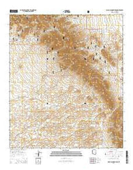 Black Diamond Peak Arizona Current topographic map, 1:24000 scale, 7.5 X 7.5 Minute, Year 2014