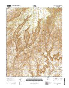 Black Mesa Wash NE Arizona Current topographic map, 1:24000 scale, 7.5 X 7.5 Minute, Year 2014