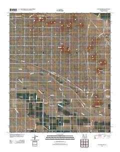 Blackwater Arizona Historical topographic map, 1:24000 scale, 7.5 X 7.5 Minute, Year 2011